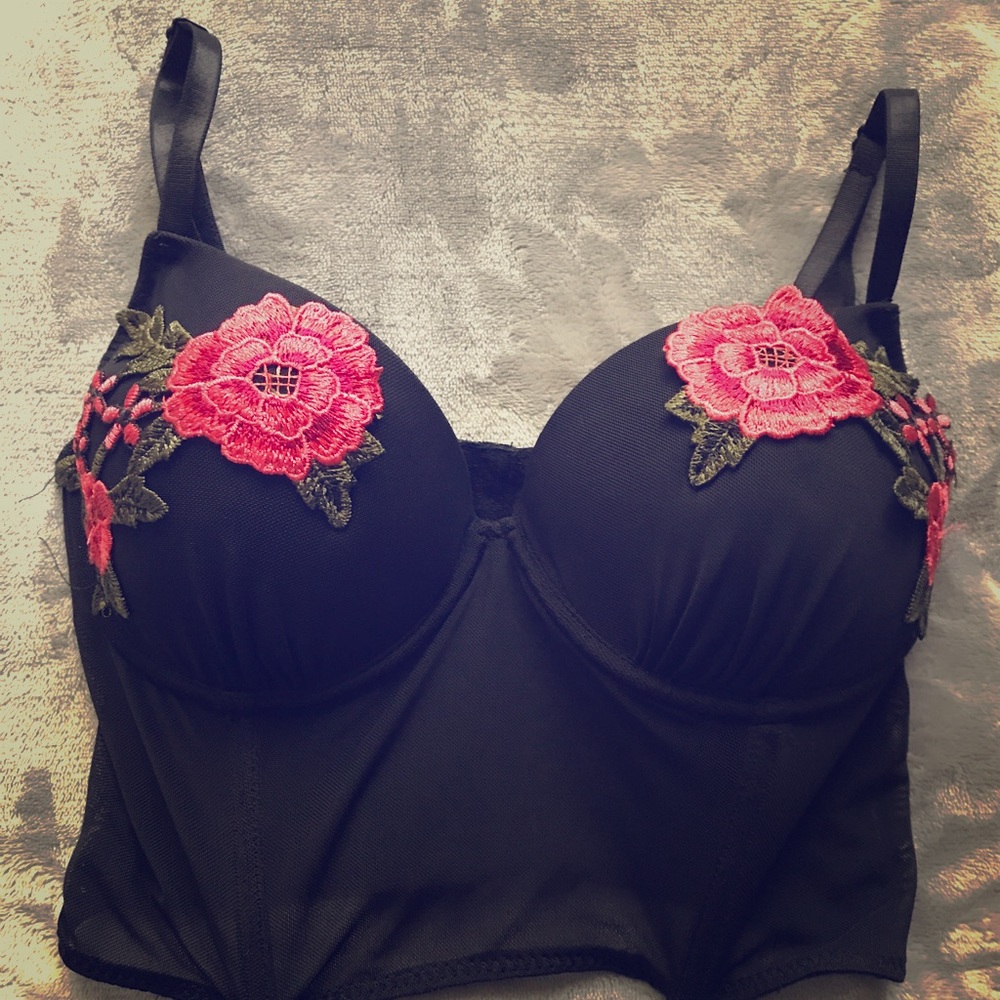Black Bustier Top